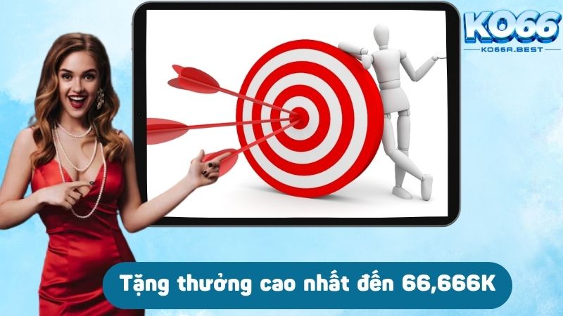 Tặng thưởng cao nhất đến 66,666K cho lần đầu vào sảnh Casino - Thể thao